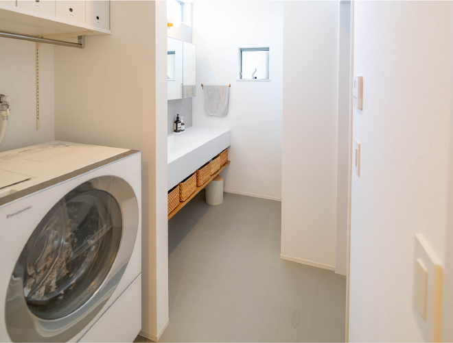 ❹便利な水廻り動線